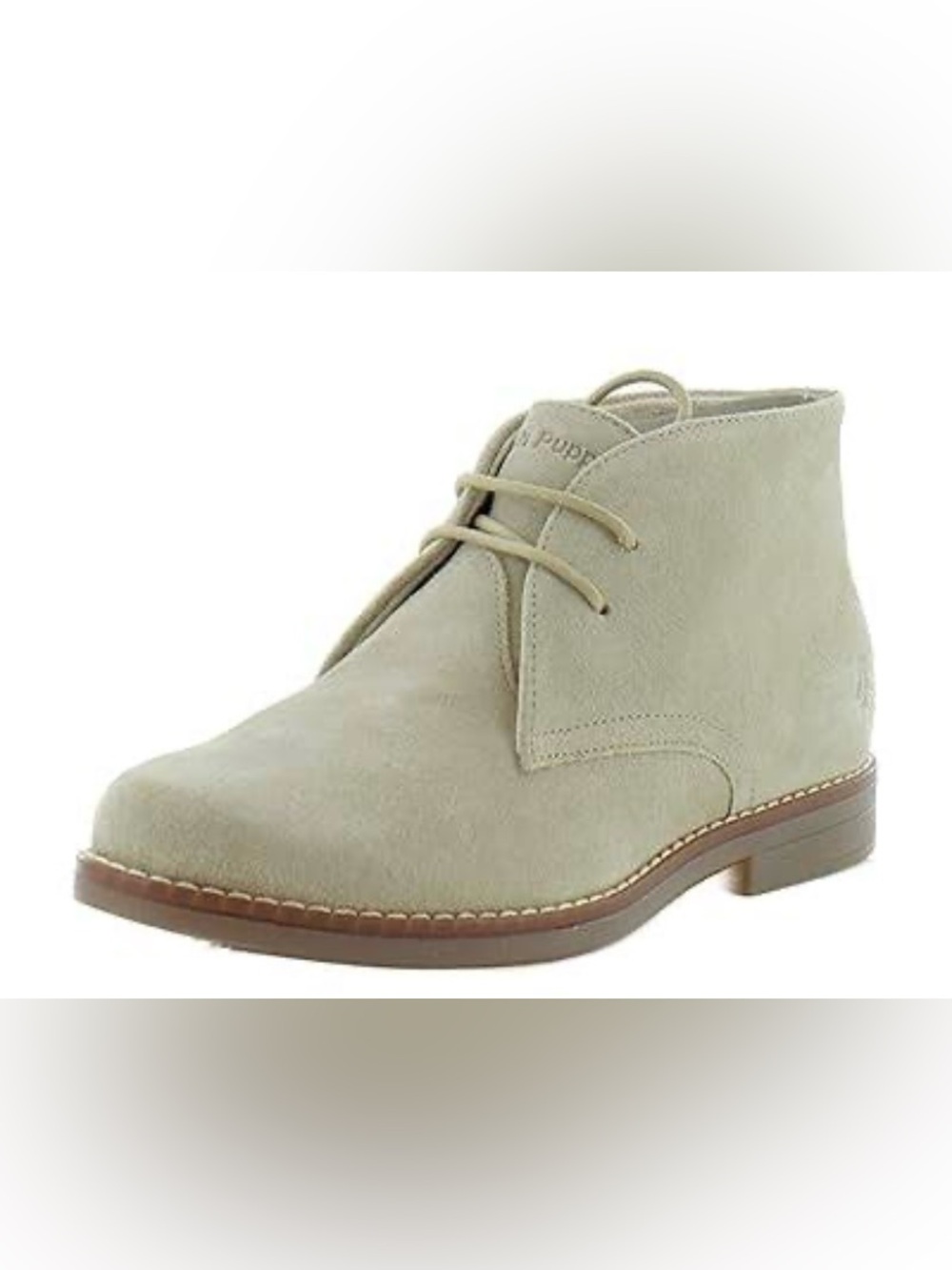 (NEW) Women’s Suede Chukka Boot in Light Taupe - Classic Design